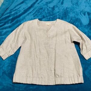 Eileen Fisher Twinkle Linen Jacket – Women’s Size Small